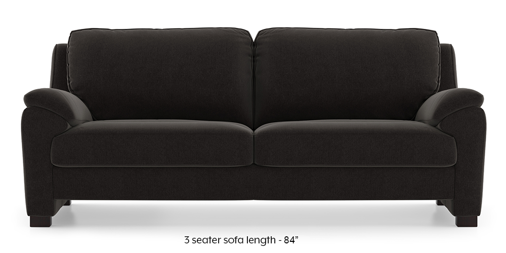 Farina Sofa (Pebble Grey) (3-seater Custom Set - Sofas, None Standard Set - Sofas, Fabric Sofa Material, Regular Sofa Size, Regular Sofa Type, Pebble Grey) by Urban Ladder - - 292763