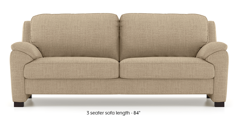 Farina Sofa (Sandshell Beige) (1-seater Custom Set - Sofas, None Standard Set - Sofas, Fabric Sofa Material, Regular Sofa Size, Regular Sofa Type, Sandshell Beige) by Urban Ladder - - 292859