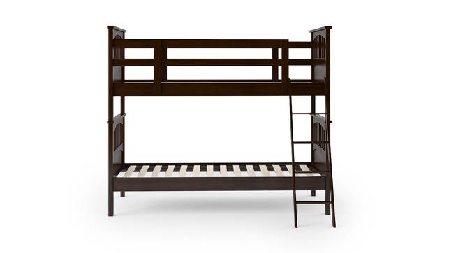 Barnley Bunk Bed (Dark Walnut Finish, Without Storage) by Urban Ladder - Front View - 293079