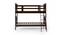 Barnley Bunk Bed (Dark Walnut Finish, Without Storage) by Urban Ladder - Front View - 293079