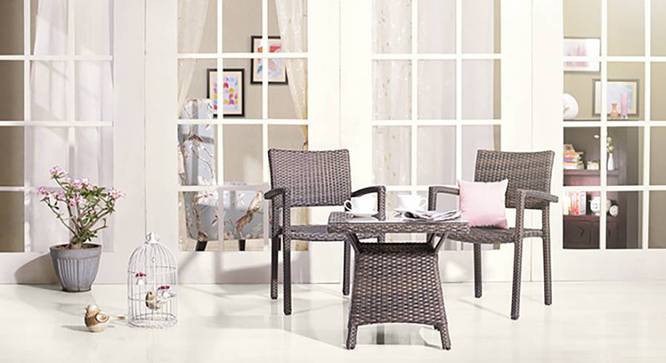 Danum Patio Armchair (Brown) by Urban Ladder - Design 1 Full View - 293092