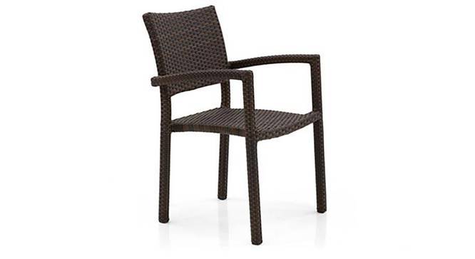 Danum Patio Armchair (Brown) by Urban Ladder - Front View Design 1 - 293093