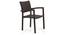 Danum Patio Armchair (Brown) by Urban Ladder - Front View Design 1 - 293093