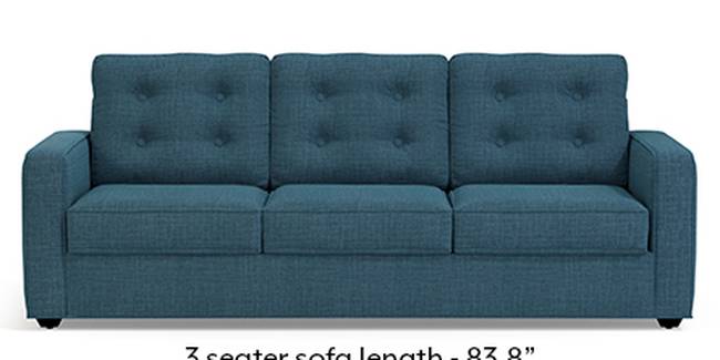 Apollo Sofa Set (Fabric Sofa Material, Regular Sofa Size, Soft Cushion Type, Regular Sofa Type, Master Sofa Component, Colonial Blue, Tufted Back Type, Regular Back Height)