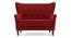 Frida Loveseat (Salsa Red) by Urban Ladder