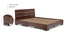 Ohio Low Bed (Teak Finish, Queen Bed Size) by Urban Ladder