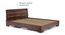 Ohio Low Bed (Teak Finish, Queen Bed Size) by Urban Ladder