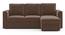 Kowloon Sectional Sofa Cum Bed with Storage (Daschund Brown) by Urban Ladder - Front View Design 1 - 293526