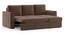 Kowloon Sectional Sofa Cum Bed with Storage (Daschund Brown) by Urban Ladder - Design 1 Details - 293532