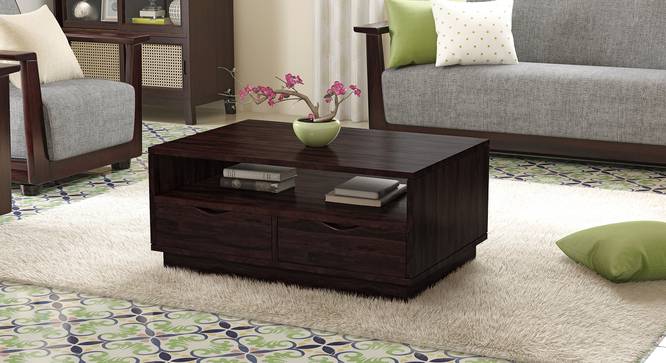 Zephyr Storage Coffee Table (Mahogany Finish) by Urban Ladder - Design 1 Full View - 293614