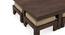 Kivaha 4-Seater Coffee Table Set (Walnut Finish, Beige) by Urban Ladder - Design 1 Close View - 293632