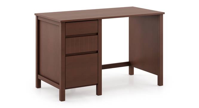 Agatha Study Table (Dark Walnut Finish, Without Hutch Structure) by Urban Ladder - Front View Design 1 - 295664
