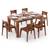 Arabia gordon 6 seater set teak lp