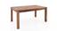 Arabia - Galatea 6 Seater Dining Table Set (Teak Finish) by Urban Ladder - Cross View Design 1 - 296246
