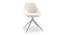 Anton - Doris Study Set (White Finish, White Leatherette) by Urban Ladder - Rear View Design 1 - 296314