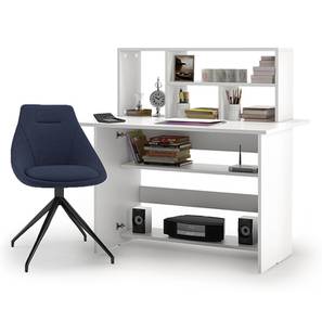 Home Office Study Sets Design Anton - Doris Study Set (Blue, White Finish)