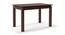 Diner - Lawson 4 Seater Dining Table Set (Dark Walnut Finish, Dark Brown) by Urban Ladder - Design 1 Side View - 296831