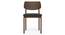 Wesley - Lawson 4 Seater Dining Table Set (Dark Walnut Finish, Dark Brown) by Urban Ladder - Rear View Design 1 - 296917