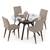 Wesley persica 4 seater dining table set lp