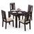 Arabia storage martha 4 seater dining table set mh wb lp