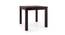 Arabia Storage - Martha 4 Seater Dining Table Set (Mahogany Finish, Wheat Brown) by Urban Ladder - Cross View Design 1 - 296966