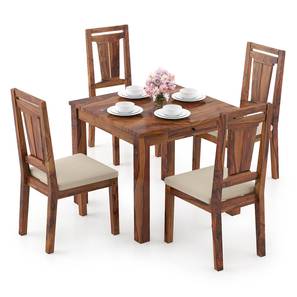 Dining Furniture In Muzaffarpur Design Arabia Storage - Martha 4 Seater Dining Table Set (Teak Finish, Wheat Brown)