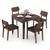 Murphy lawson 4 seater dining table set lp