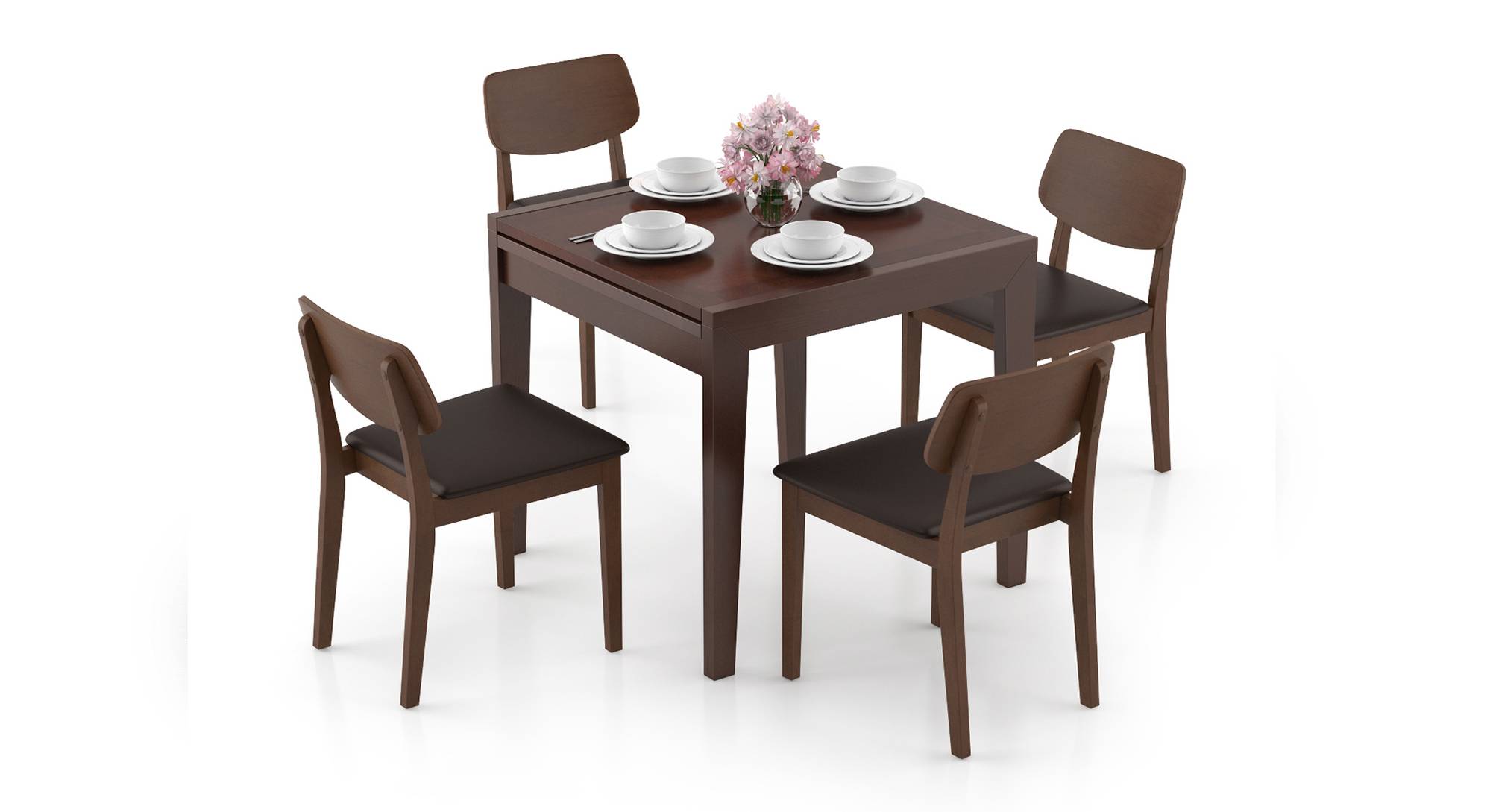 Urban ladder 4 outlet seater dining table
