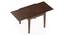 Murphy 4-to-6 Extendable - Lawson 4 Seater Dining Table Set (Dark Walnut Finish, Dark Brown) by Urban Ladder - Ground View Design 1 - 297042