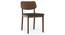 Murphy 4-to-6 Extendable - Lawson 4 Seater Dining Table Set (Dark Walnut Finish, Dark Brown) by Urban Ladder - Design 1 Half View - 297045
