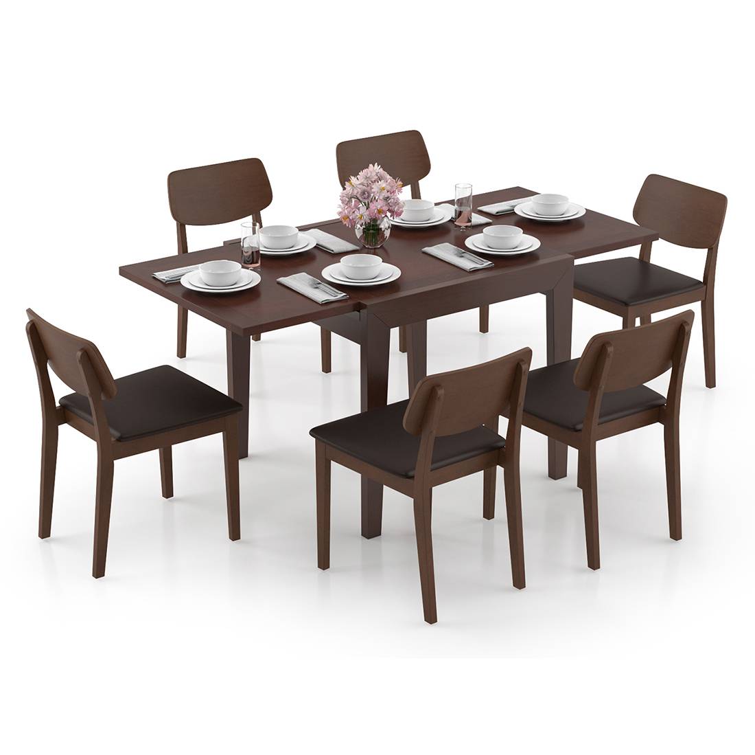 Wooden dining table designs 6 seater sale