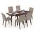 Murphy persica 6 seater dining table set lp