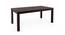 Arabia XL Storage - Martha 6 Seater Dining Table Set (Mahogany Finish, Burnt Orange) by Urban Ladder - Cross View Design 1 - 297092
