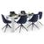 Kariba doris 6 seater dining table set blue lp