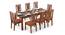Arabia XXL - Martha 8 Seater Dining Table Set (Teak Finish, Burnt Orange) by Urban Ladder - Design 1 Full View - 297270