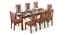 Arabia XXL - Martha 8 Seater Dining Table Set (Teak Finish, Burnt Orange) by Urban Ladder - Design 1 Full View - 297270
