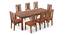 Arabia XXL - Martha 8 Seater Dining Table Set (Teak Finish, Burnt Orange) by Urban Ladder - Front View Design 1 - 297271