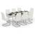 Caribu 6 to 8 seneca dining tables set lp