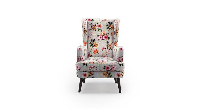 Genoa Wing Chair (Floral) by Urban Ladder - Front View Design 1 - 297358