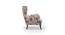 Genoa Wing Chair (Floral) by Urban Ladder - Design 1 Side View - 297360