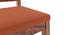 Danton 3-to-6 - Martha 6 Seater Folding Dining Table Set (Teak Finish, Burnt Orange) by Urban Ladder - Design 1 Half View - 297486