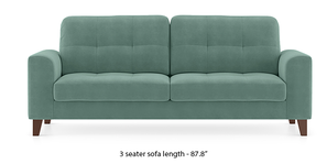 Verona Sofa (Dusty Turquoise Velvet)
