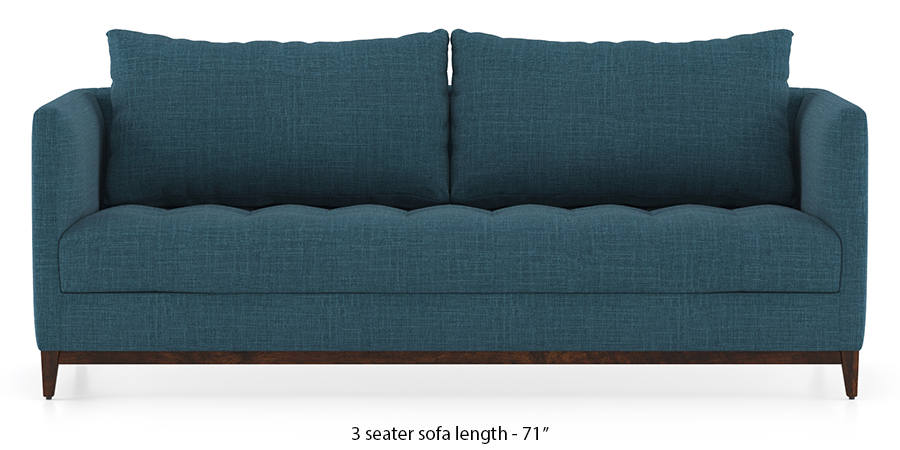 Florence Compact Sofa (Colonial Blue) by Urban Ladder