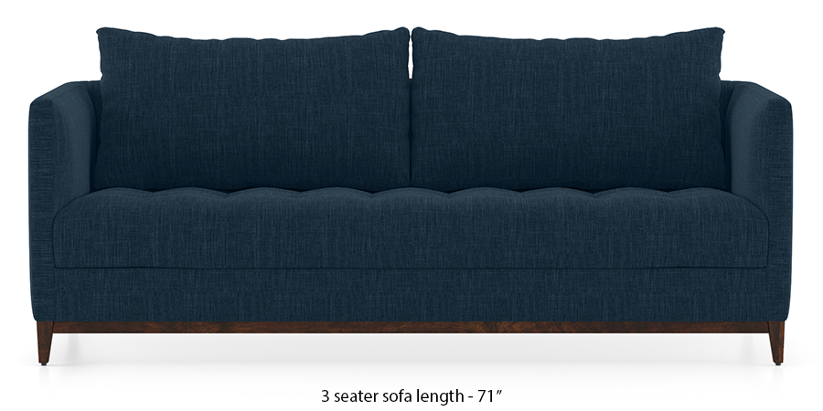 Florence Compact Sofa (Indigo Blue) by Urban Ladder
