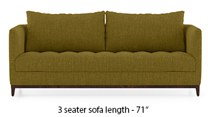 Florence Compact Sofa (Olive Green)