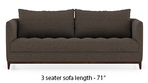 Florence Compact Sofa (Pine Brown)