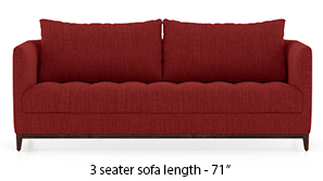 Florence Compact Sofa (Salsa Red)
