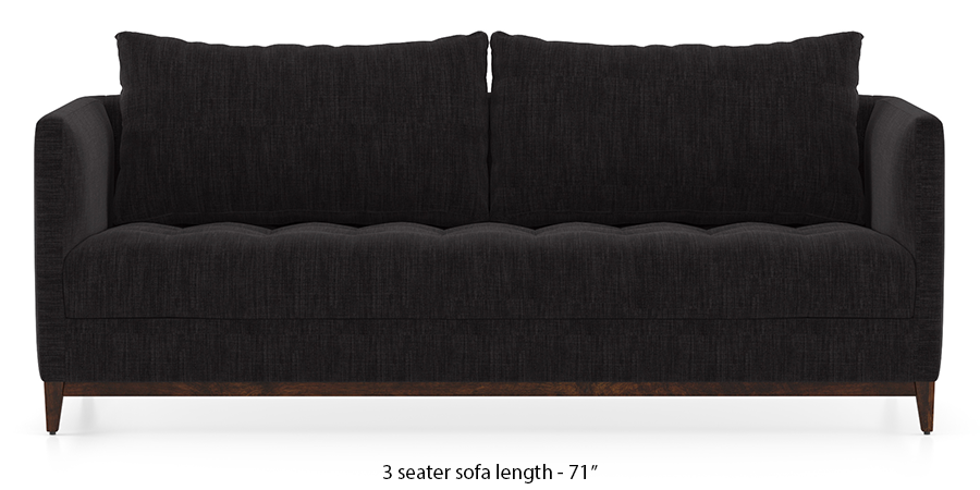 Florence Compact Sofa (Graphite Grey) by Urban Ladder