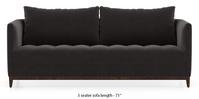 Florence Compact Sofa (Pebble Grey) (1-seater Custom Set - Sofas, None Standard Set - Sofas, Fabric Sofa Material, Regular Sofa Size, Regular Sofa Type, Pebble Grey)