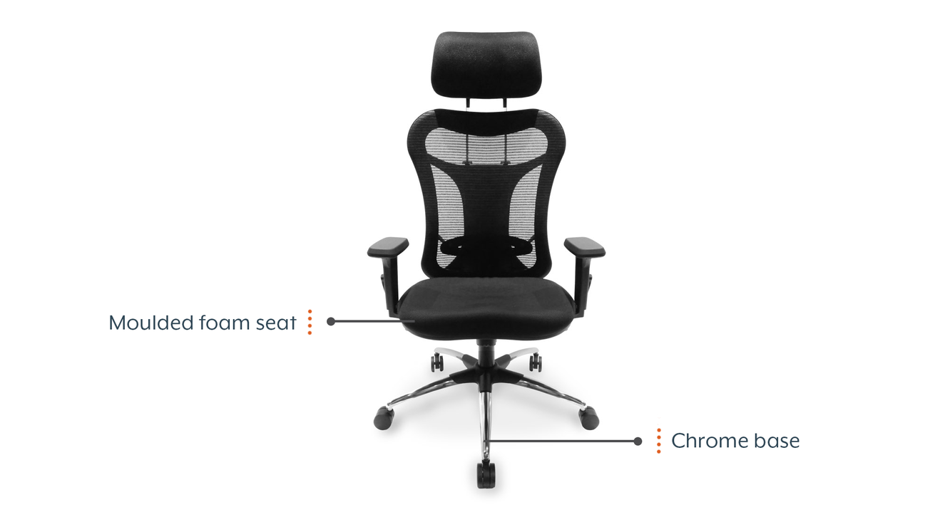 Dewey High Back Study Chair
